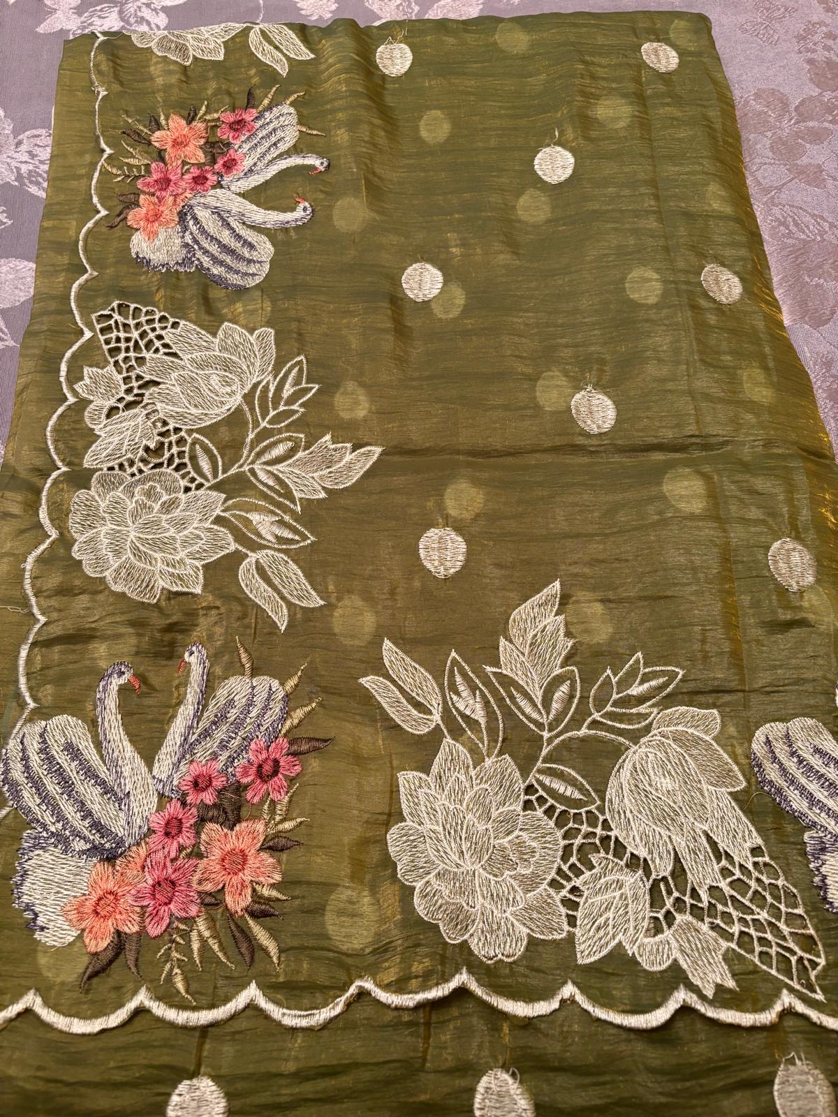 Hamsa Pushpa Silk Saree