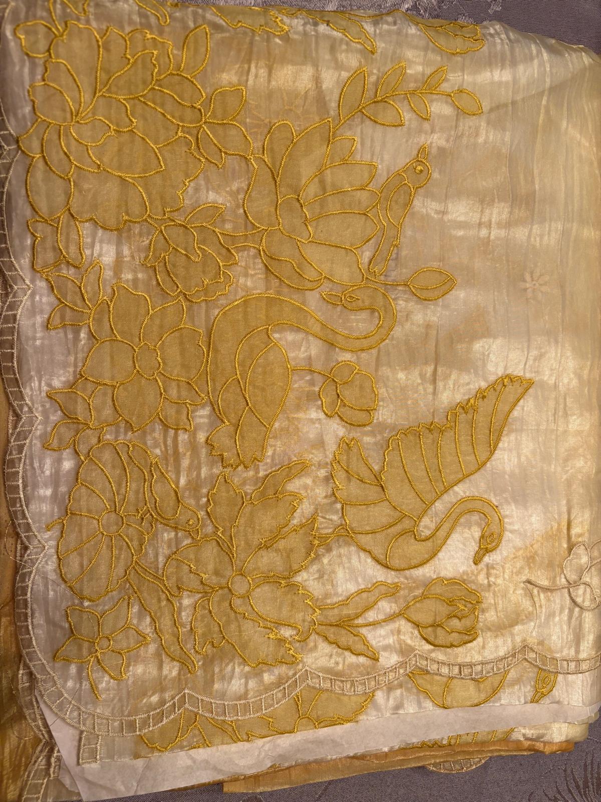 Suvarna Hamsa Silk Saree
