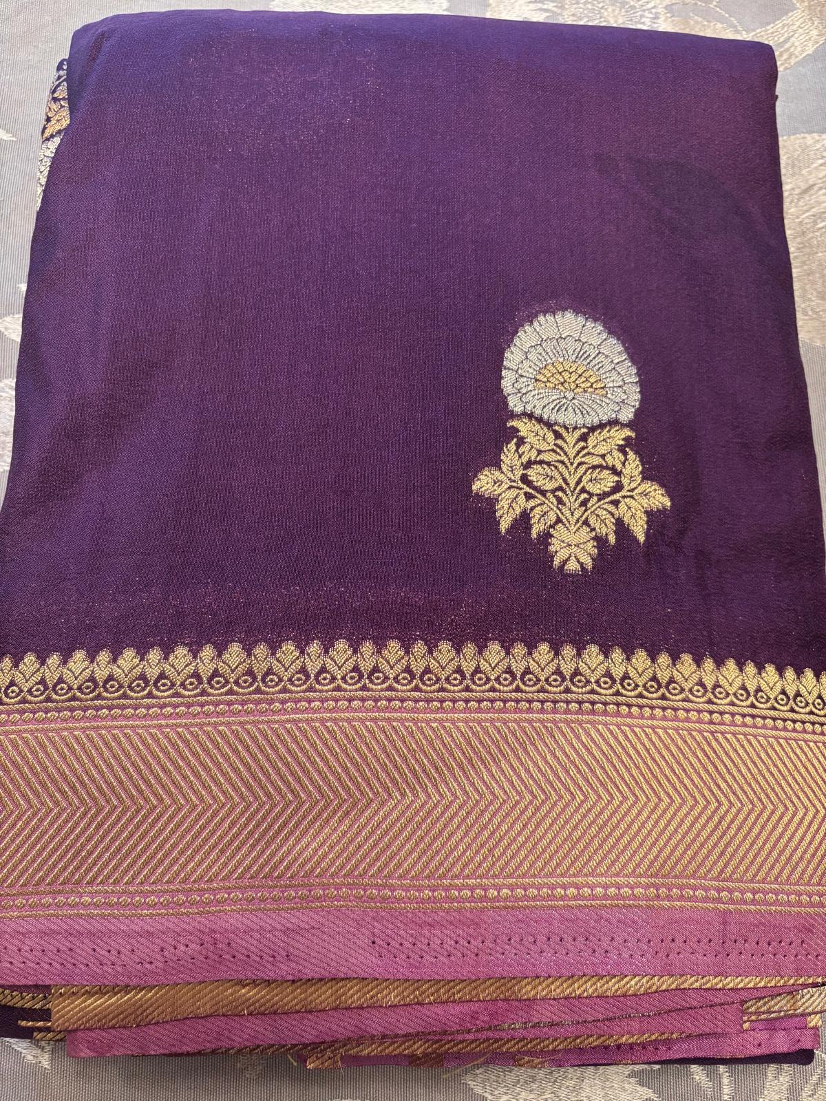Baingani Ratna Silk Saree